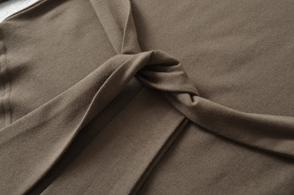 Sexy Long Sleeve T-Shirt Women's Waist Cinched Shoulder Bared Strap Design Autumn 2025 Irregular Halter Neck Top for Trendy Girl.