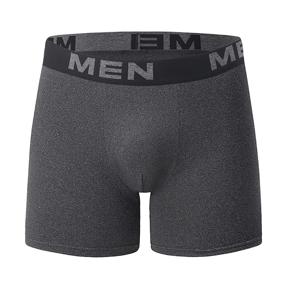 7-teilige Herren-Unterwäsche mit gemischter Farbkombination, lange Unterwäsche, mehrere Größen, Freizeit, Sport, bequeme Boyshort-Shorts in Übergröße für Teenager