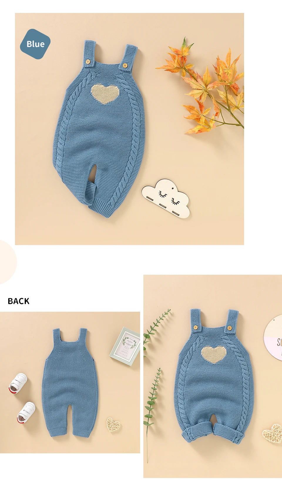 Baby Strampler Ärmellose Neugeborene Mädchen Gestrickte Strap Overalls Playsuits 0-18m Einem Stück Infant Outwear Overalls Kinder Kleidung.