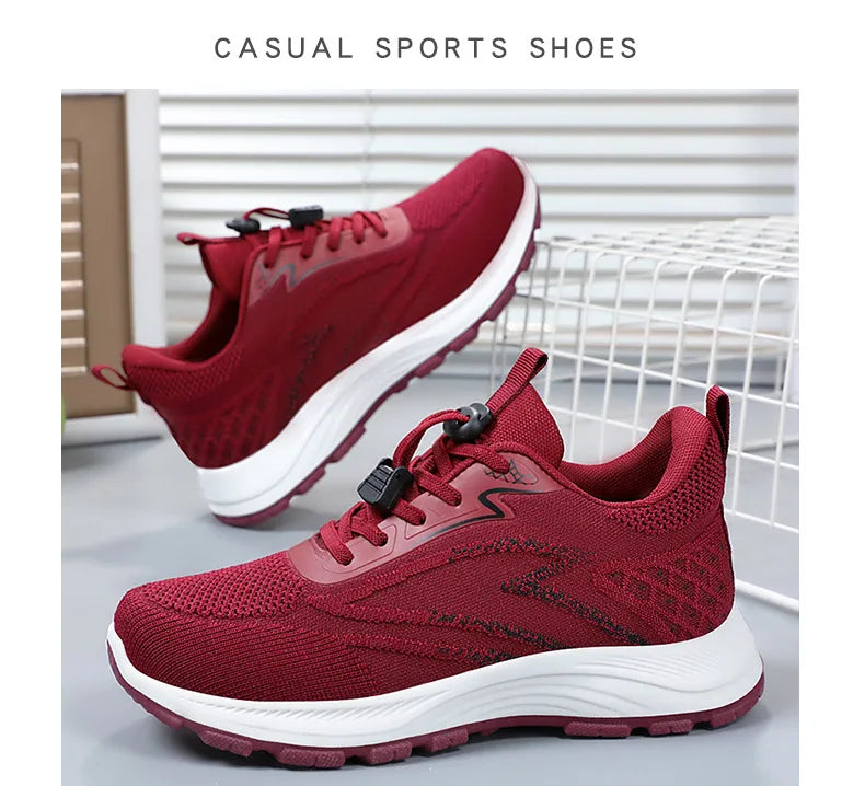 2025 Spring Women's Casual Sports Shoes Breathable and Comfortable Outdoor High Quality Single Shoes Trendy Women's Shoes