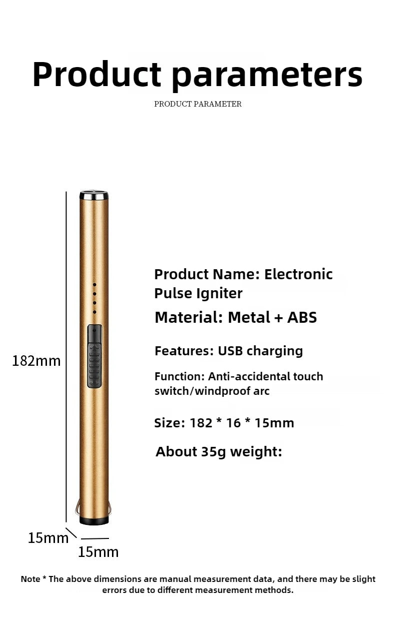 Aromatherapy Candle Extended Gas Stove Gas Electronic Charging Igniter, Household Ignition Gun Igniter Lighter
