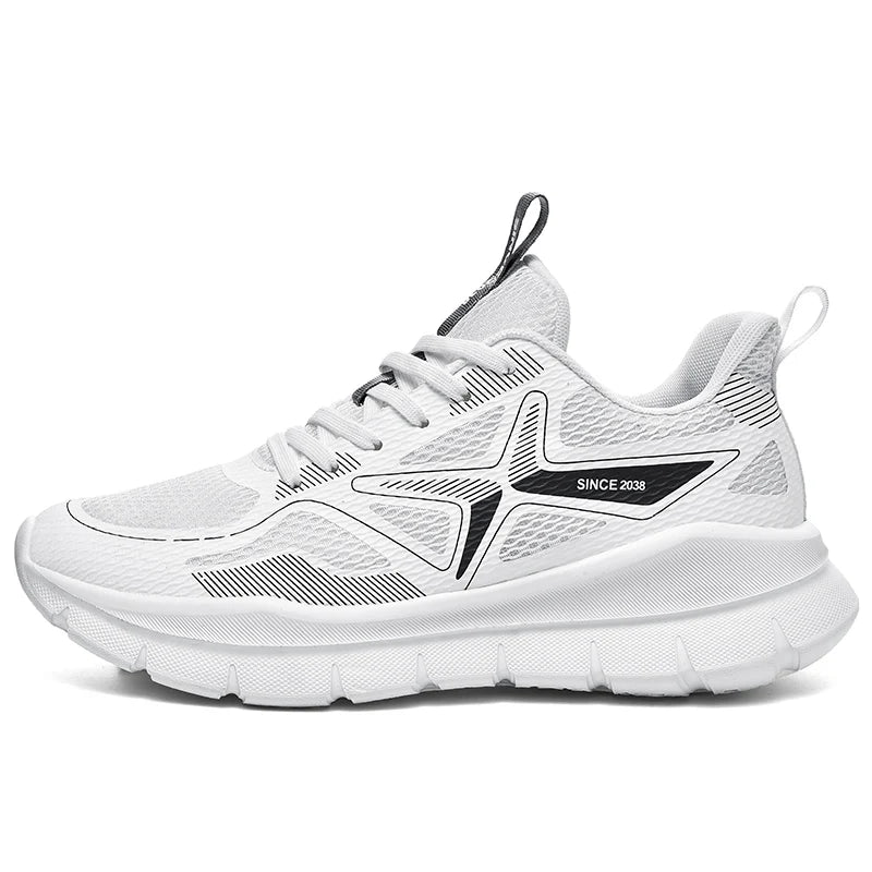 Men's Running Shoes Marathon Breathable Lightweight Women's Comfortable Casual Athletic Nonskid Walking Sports Sneakers