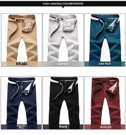 Frühling Sommer männer Hosen Farbe Gerade Bein Hosen Jugend männer Tragen Koreanischen Stil Slims Glättet Silhouette Dünne handel Hosen.