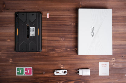 HOTWAV R8 Rugged Tablet 10.1'' HD+ Display 10800mAh Massive Battery Pad Android 14 OS Octa-core 4GB 128GB Tablet PC Global