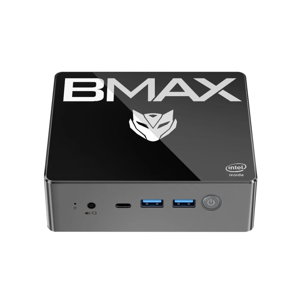BMAX B4 Turbo Mini PC Windows 11 PC Intel N150 16GB 512GB SSD 2*HDMI 1*Type-C Supports 4K@60Hz 1000MHz Intel Graphics.