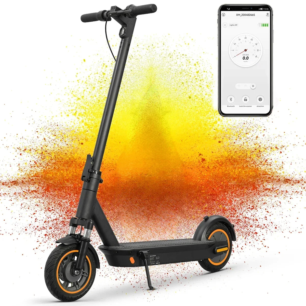 HEZZO G30 City Electric Scooter 500W Motor 36V 15Ah Battery City Electric Scooter 10" Road Tire E-scooter.