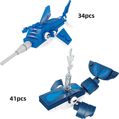 King crab Realistic Educational Ocean Creature Model Building Blocks Toys Easy Assembly,Ideal Holiday Gift for Kids Birthday.