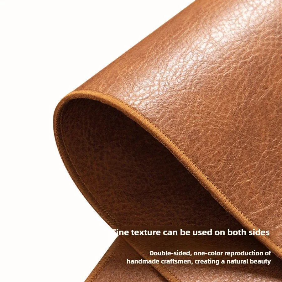 Retro Mousepad Large Mouse Pad Waterproof Non-slip PU Suede Desk Mat Computer Keyboard Desk Pad Mouse Mats Gaming Accessories.