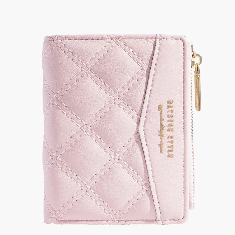 New Embroidered Wallet for Women Ladies Coin Purses PU Leather Zipper Credit Card Holder Clutch Money Bag Pocket.