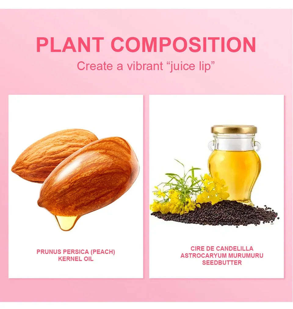 Fruit Honey Moisturizing Lip Oil Sexy Plump Lip Jelly Strawberry Tinted Lip Liquid  Oil Lipgloss Makeup Makeup.