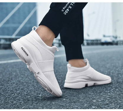 Men Shoes New Loafers Comfortable Fashion Mesh Man Casual Sneakers Couple Shoes Lightweight Non-slip Walking Footwear Size 48