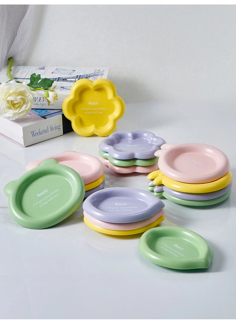 Cat Ceramic Food Basin Pet Small Size Canned Snack Feeding Dish Bowls Puppy Cute Eating Feeders Kitten Supplies.