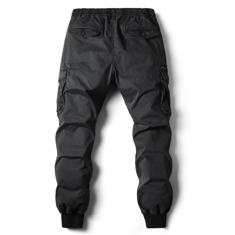 Cargo Pants Men Jogging Casual Pants Cotton Full Length Military Mens Streetwear Mens Work Tactical Tracksuit Trousers Plus Size.
