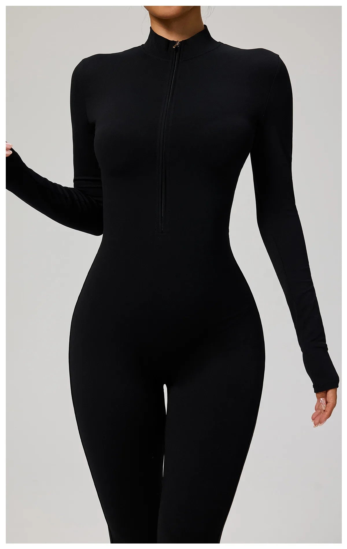 Tianyi High-Intensity Fitness Long-Sleeve Yoga Bodysuit Sensation Tight-Fitting Sportswear for Women Made in China