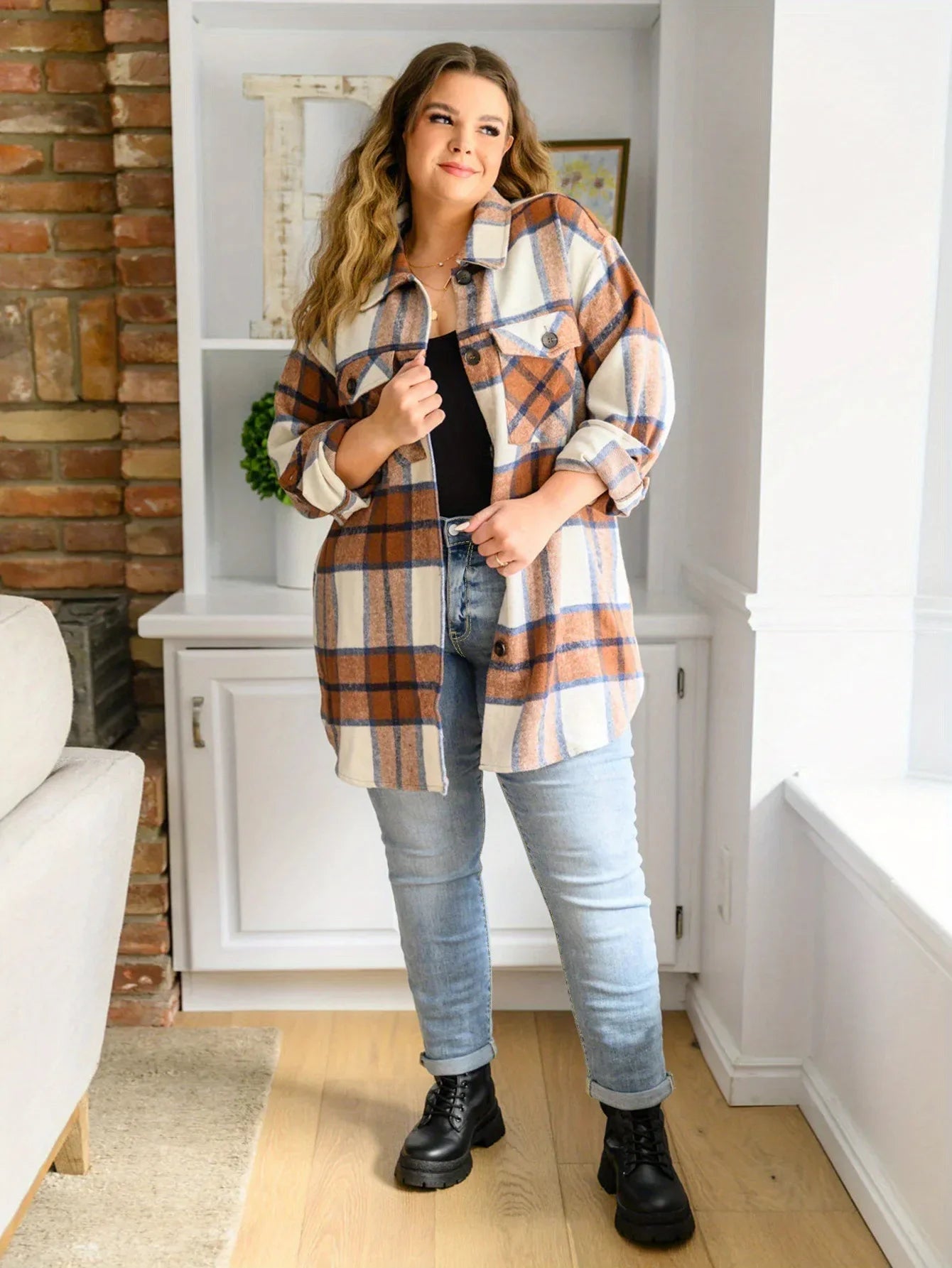 Classic Elastic Slim Fit Denim Jeans Mid Waist Cotton Blue Jeans Women's plus Size Jeans Fashionable Versatile Light Blue.