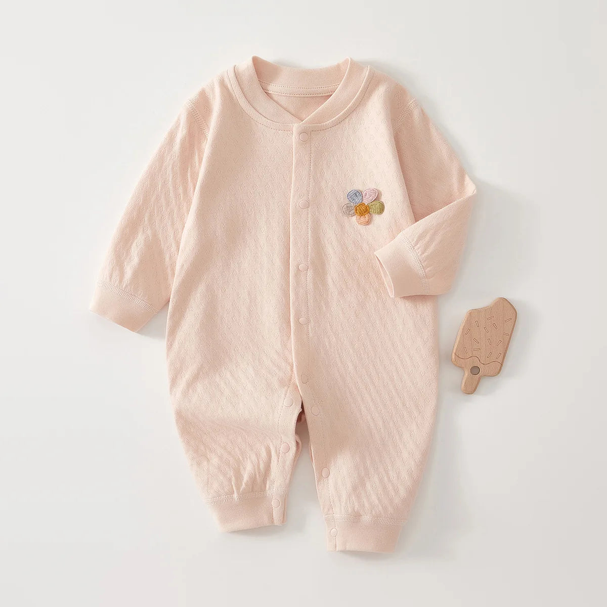 Frühling und Herbst 0-12 Monate Baby Strampler Hochwertige Neugeborene Mädchen Jungen 100 % Baumwolle Kleidung von Langarm Säuglingskleidung.