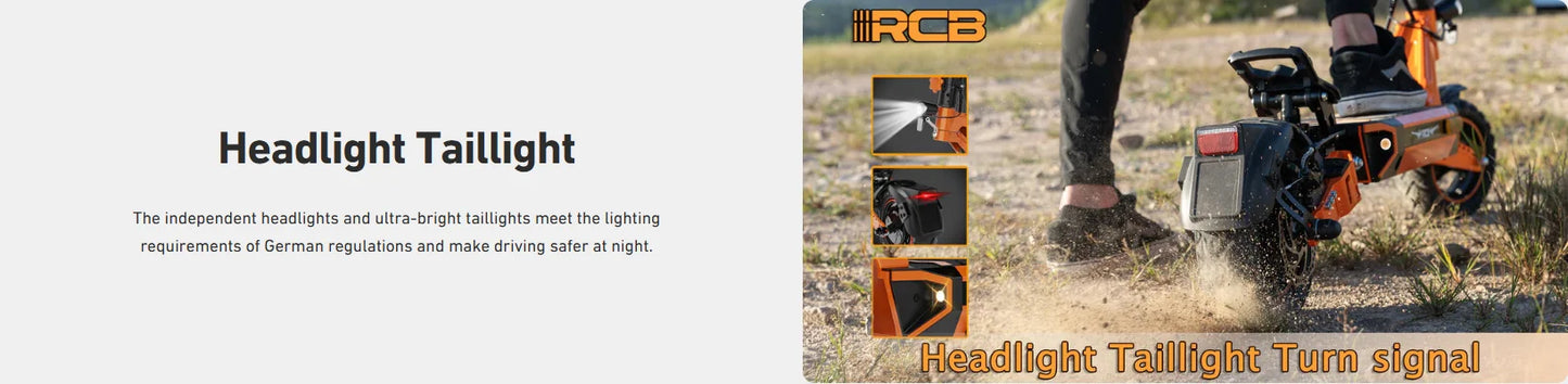 RCB D7 Adult EScooter 500W Motor Foldable E-Scooter 48V 20.8/27AH 10 Inch Tire Urban Commuting Electric Scooter.