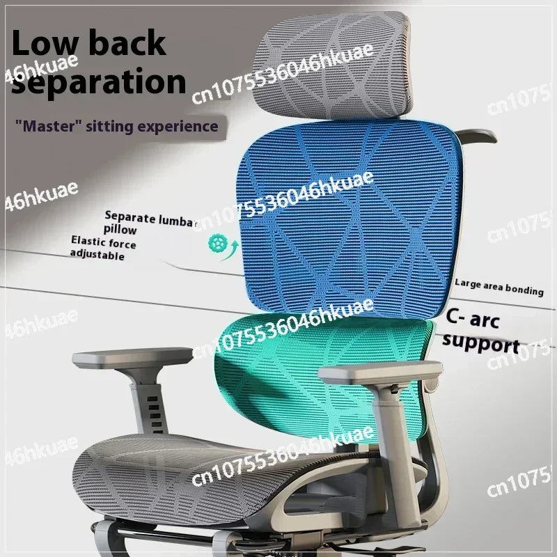 Verstellbare ergonomische Rückenlehne, Video-Gaming-Computerstuhl,