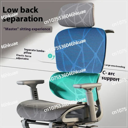 Verstellbare ergonomische Rückenlehne, Video-Gaming-Computerstuhl,