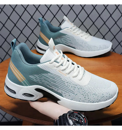 Plus Size 39-45 Shoes for Men Spirng Autumn Fashion Soft Sole Sports Casual Style Running Shoes Lace Up Comfortable Sneakers.