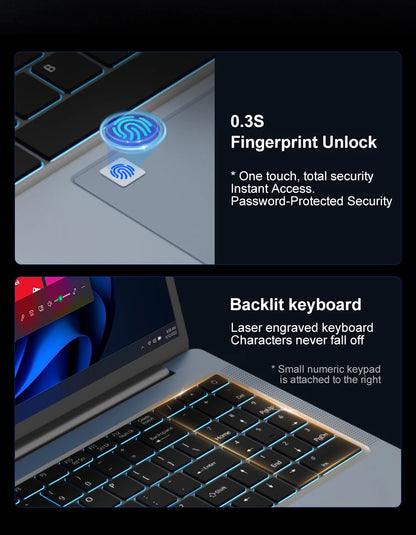 Laptop 16-inch 13th Gen Intel i7-13620H 32GB DDR4+1TB SSD 2.5K IPS 120Hz Face Unlock Notebook WiFi6 Gaming Computer.