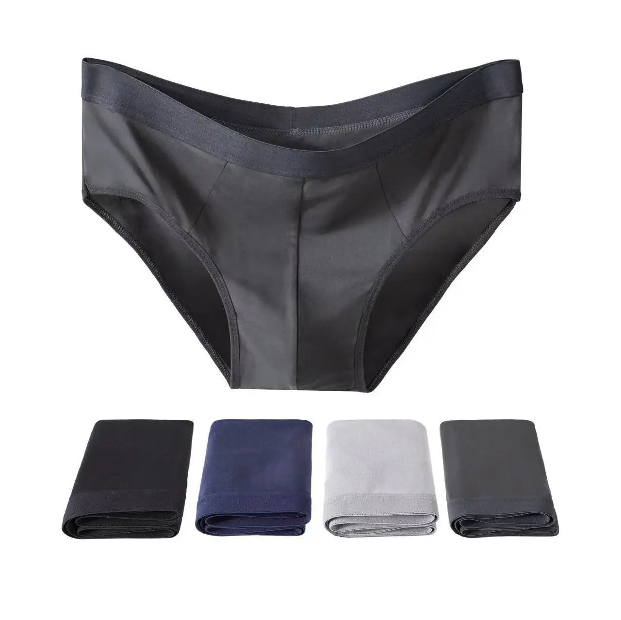 4pcs Mens Sexy Briefs Teenager Sport Underwears Plus Size Fat Men's Underpant Panties Students Breathable Fashion Casual Panties.