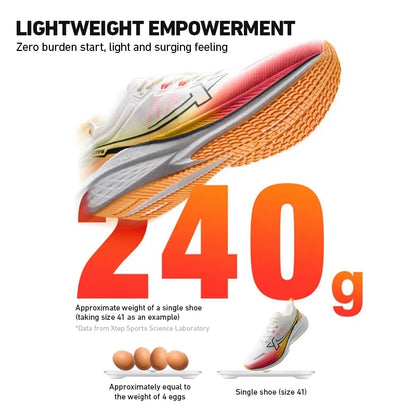 Xtep Five Speed 2.0 Running Shoes For Men  2024 Autumn Comfortable Sports Shoes Jogging Cushioning Sneakers 876319110001.