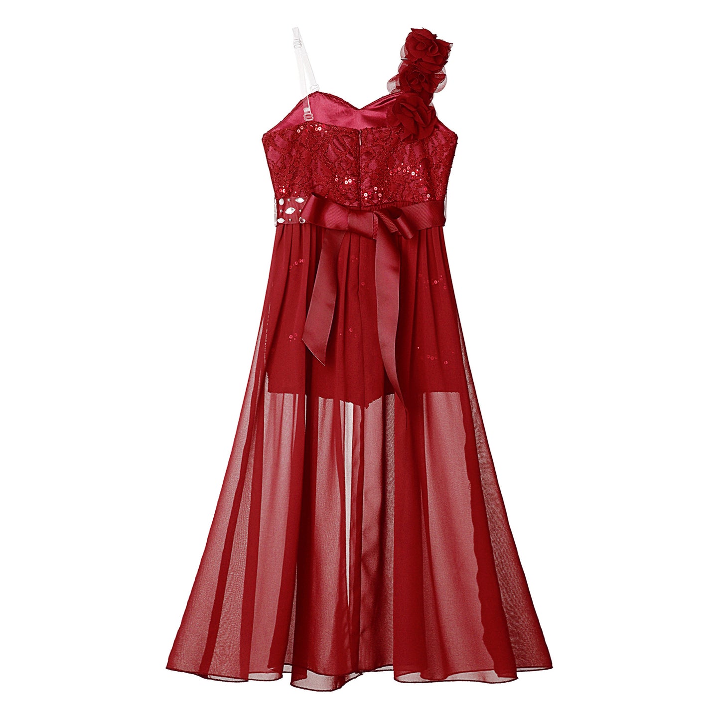 Elegantes Partykleid für Mädchen, Hochzeit, Geburtstag, Abschlussball, Bühne, Festzug, glänzende Pailletten, Perlenapplikation, Spitze, Chiffon, Overall-Kleider.