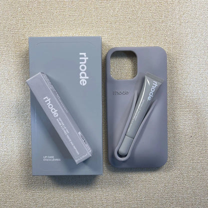 With Lip Gloss Full Set Case for IPhone 17/16/15/14/15/14/13/12/11Pro Max Plus Air Lipstick Silicone Toast Espresso Ribbon Box.