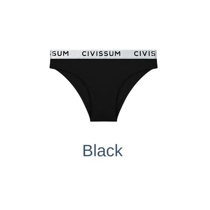 Jacquard Women's Panties Cotton Women'S Low Rise Underwear Students Solid Color Half Hip Classic Basic Female Briefs.