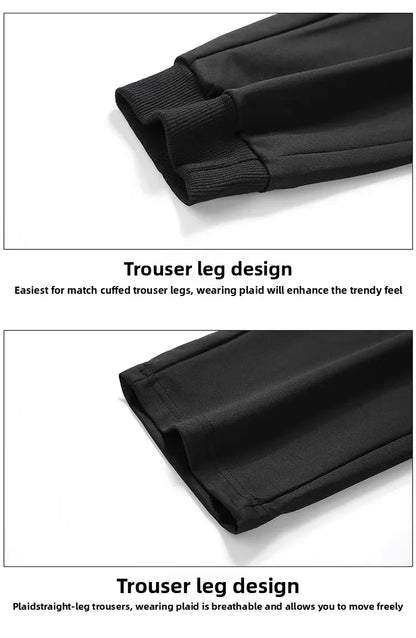 Men's Plus Size M-8XL Casual Loose Sports Pants Straight Leg Harlan Long Trousers Spring Autumn Long Pants Male Clothing 145KG