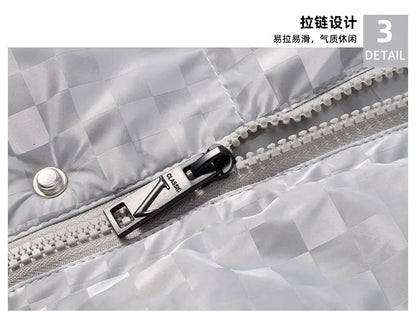 Supzoom New Arrival Casual Mens Winter Trendy Hooded Bread Couple Bright Face Starry Thickened Coat Cotton-padded Jackets.