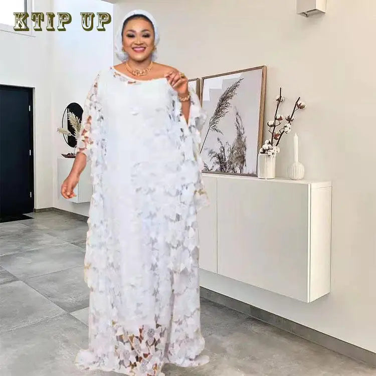 Abaya Marokkanisches Dubai-Kaftan-langes Kleid für muslimische Frauen, Ramadan, Arabisch, Luxus-Stickerei-Spitze, Hochzeitskleid, islamisches Ne.