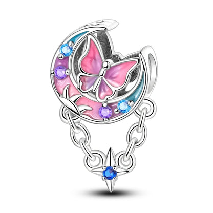 Fit Original Bracelet 925 Silver Butterfly and Sunflower Heart Shape Charms Beads For Women Jewelry Making Fashion Pendant
