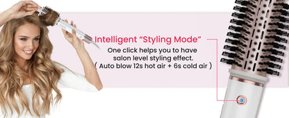 MAXGROOM High-Speed Hair Dryer Brush 110000 RPM Fast Dry Hair Care Styling Blow Dryer Brush Negative Ion HairDryer Multi Styler.