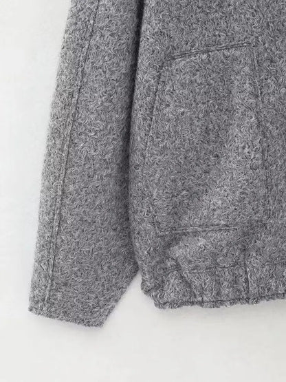 TRAFZR Damenjacken Frühling 2023, elegantes Fleece, Vintage, neue Oberbekleidung, Langarm, Harajuku, Y2k, Streetwear, Bomberjacken.