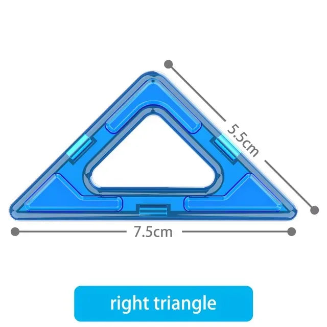 1pcs Big Size Magnetic Designer Magnet Building Blocks Accessories Educational Model Constructor Toys For Children Gifts