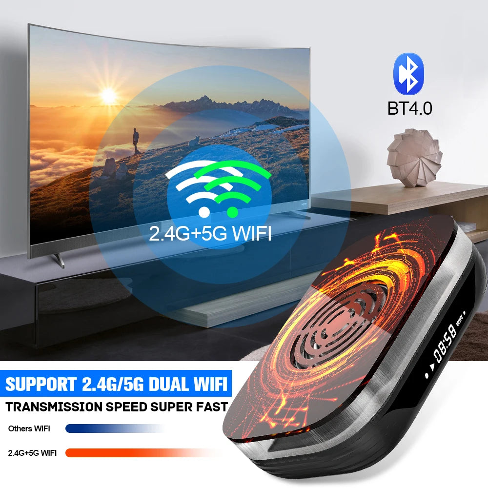 KINHANK Amlogic S905X4 Retro Video Game Console Super Console X4 Plus 90000 Game for 60+ Emulator Arcade/MAME/NAOMI Game Console.