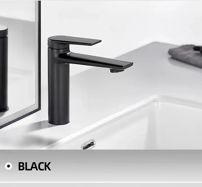 VGX Bathroom Faucets Luxury Gold Basin Mixer Sink Faucet Gourmet Washbasin Tapware Hot Cold Water Tap Brass Chrome Black Grey