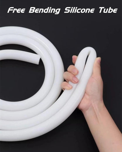 360° Glowing Round LED Neon Tube Rope Lamp Flexible Silicone Diffuser Channel WS2811 WS2812B Soft IP65 Outdoor Tape Strip Lights.