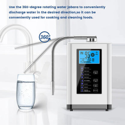 Alkaline Water Machine Ionizers PH Water Device Alkaline Water Dispenser 5 Plate Platinum Coating Alkaline Water Ioniser Machine.