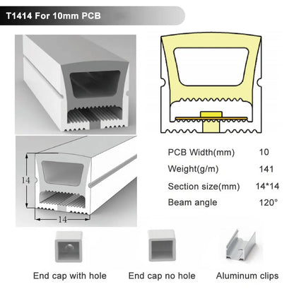 Silicone Neon Tube IP67 Waterproof Flexible Soft Silica Gel Sign 1m 2m 3m 4m 5m For WS2811 WS2812B 5050 2835 COB LED Strip Light