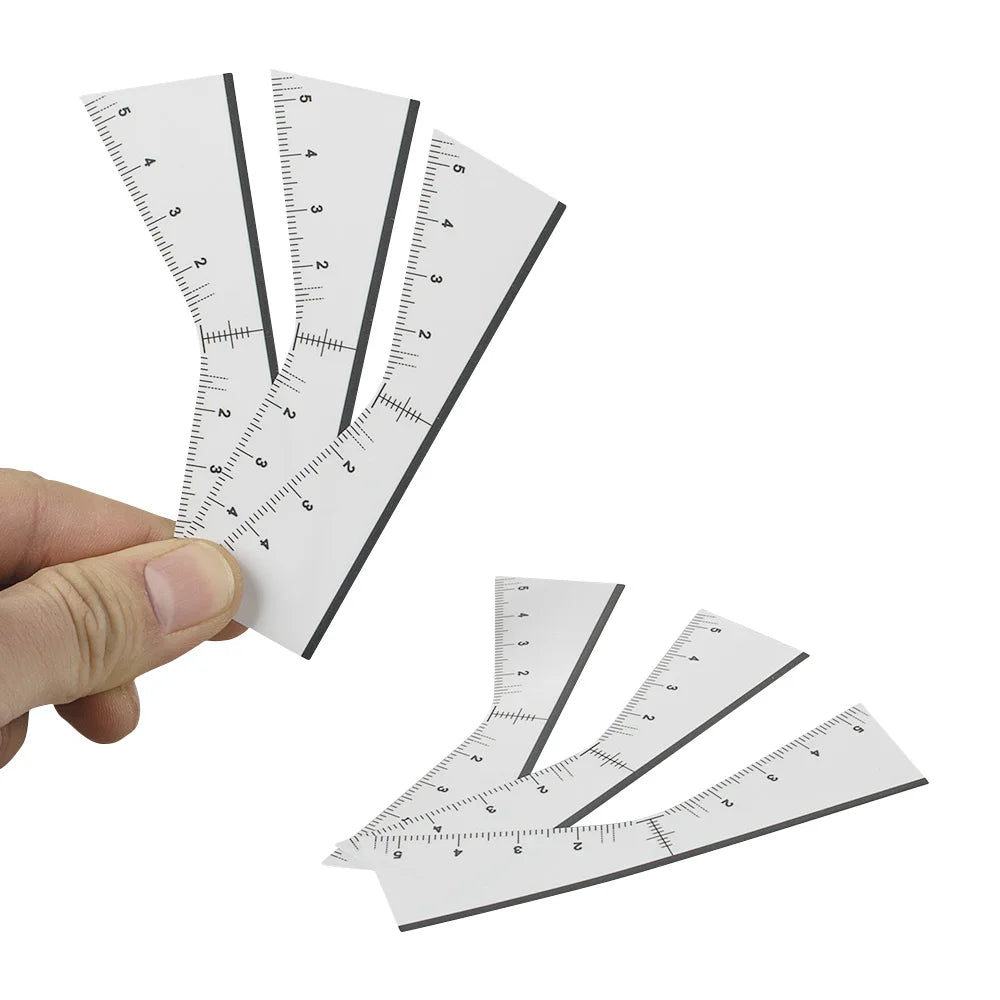 25pcs Disposable Eyebrow Ruler Self-adhesive Sticker Microblading Tattoo Position Mapping Stencils Profession Makeup Tool.