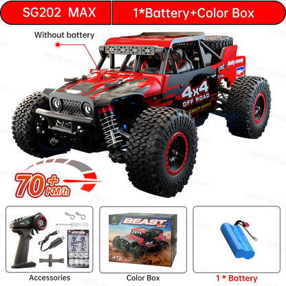 ZLL SG202 MAX/PRO 1:20 High Speed Drift Racing 70KM/H Or 50KM/H Brushless Motor 4WD RC Car Off Road Car Toys for For Kid Gift