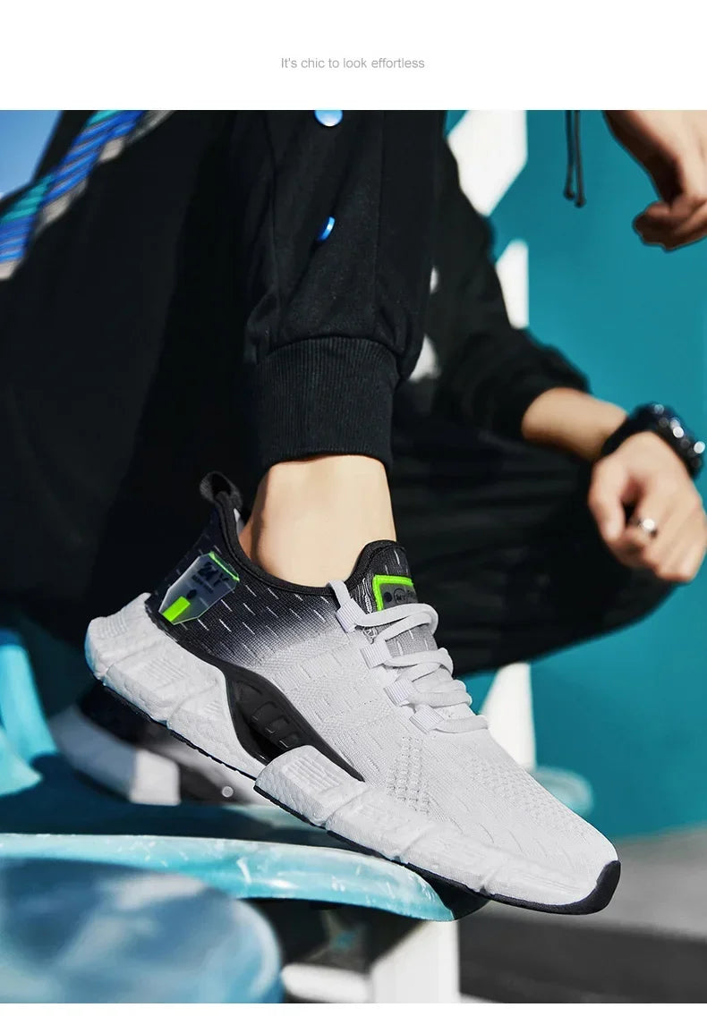 New Fashion Runnning Sport Shoes Men Sneakers Lightweight Breathable Mesh Comfortable Men's Casual Shoes Outdoor Jogging Zapatos.