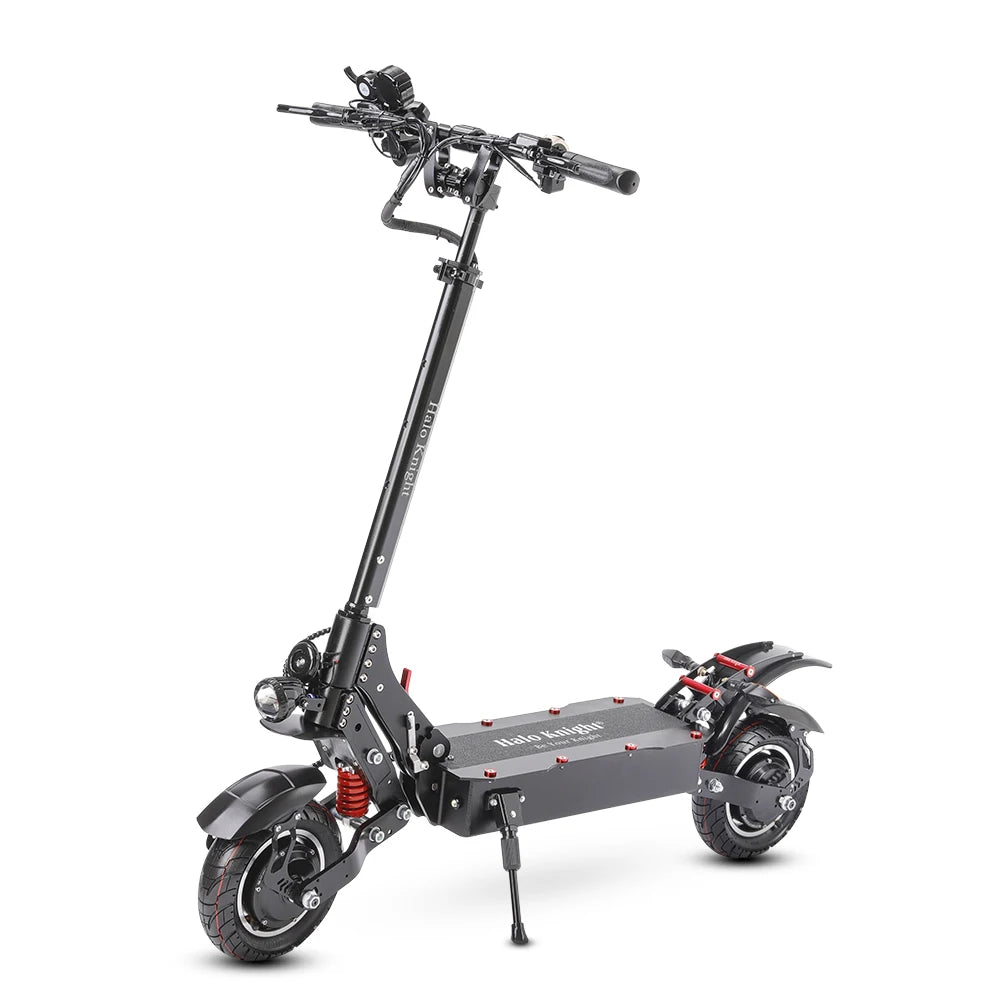 Halo Knight T108 28.8Ah 1000W Dual Motor Faldable Electric Scooter 65KM/H Max Range 60KM On-Road Tire E Scooter with Suspension.