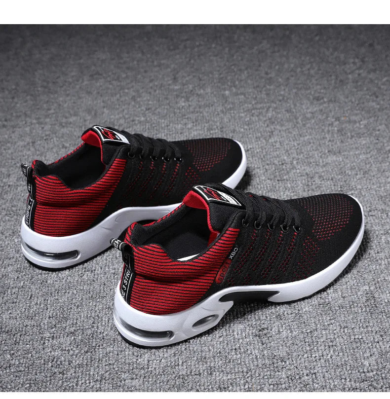 Professional Running Shoes For Men Lightweight Men's Designer Mesh Sneakers Lace-Up Male Outdoor Sports Tennis Shoe.