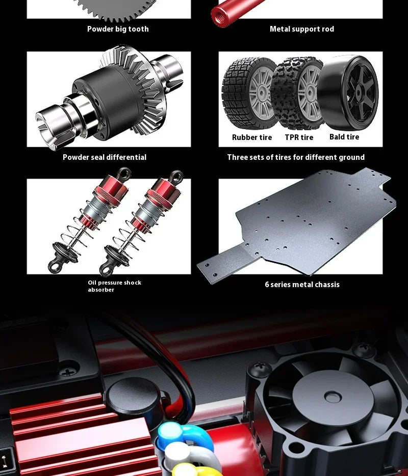 1/14 MJX 14303 Rc Drift Car 2.4G High Speed Drift Rally Truck Hyper Go Brushless 4WD Off-Road RC Cars for Adults for Kids Toys.