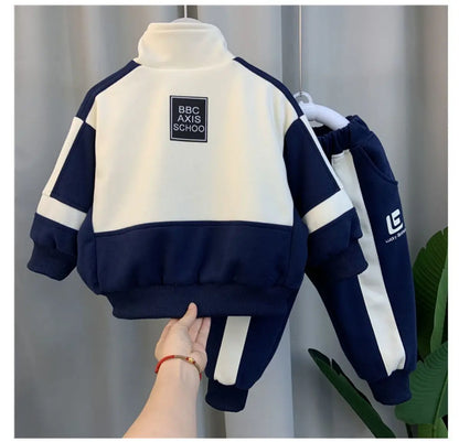 Children's Clothing Set Spring and Autumn Season New Boys and Babies Casual Jackets and Pants 2-piece Set Korean Sportswear.