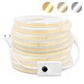 DC 5V LED COB Streifen Licht USB Hohe Dichte Linear Beleuchtung 320LED Flexible Band Lichter Warm Natürliche Weiß rot Blau Grün Dekor